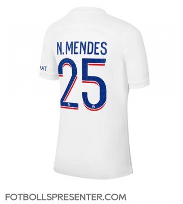 Paris Saint-Germain Nuno Mendes #25 Tredje Matchtröja 2022-23 Kortärmad